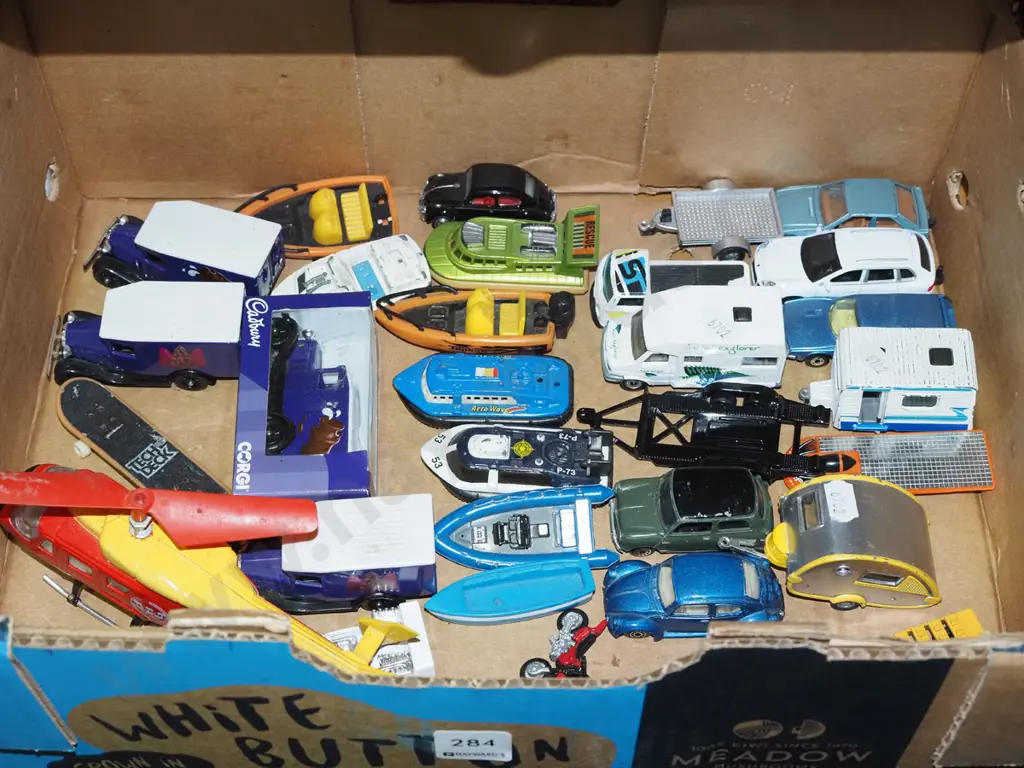 boxof toy vehicles Image 1++