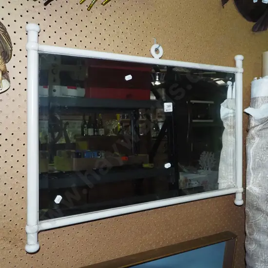 metal framed bev wall mirro W690