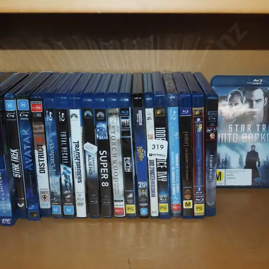 blue ray DVDs