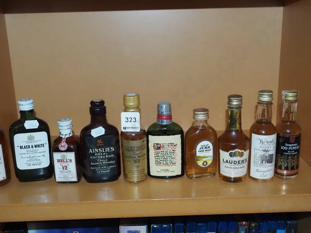 10x whisky spirit miniatures Image 1++