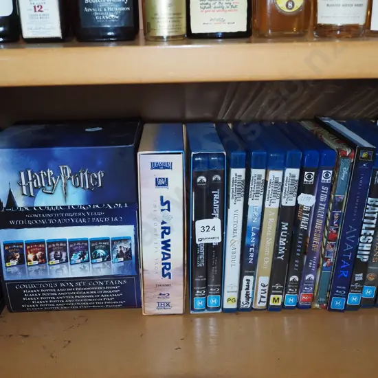 blue ray and DVDs 