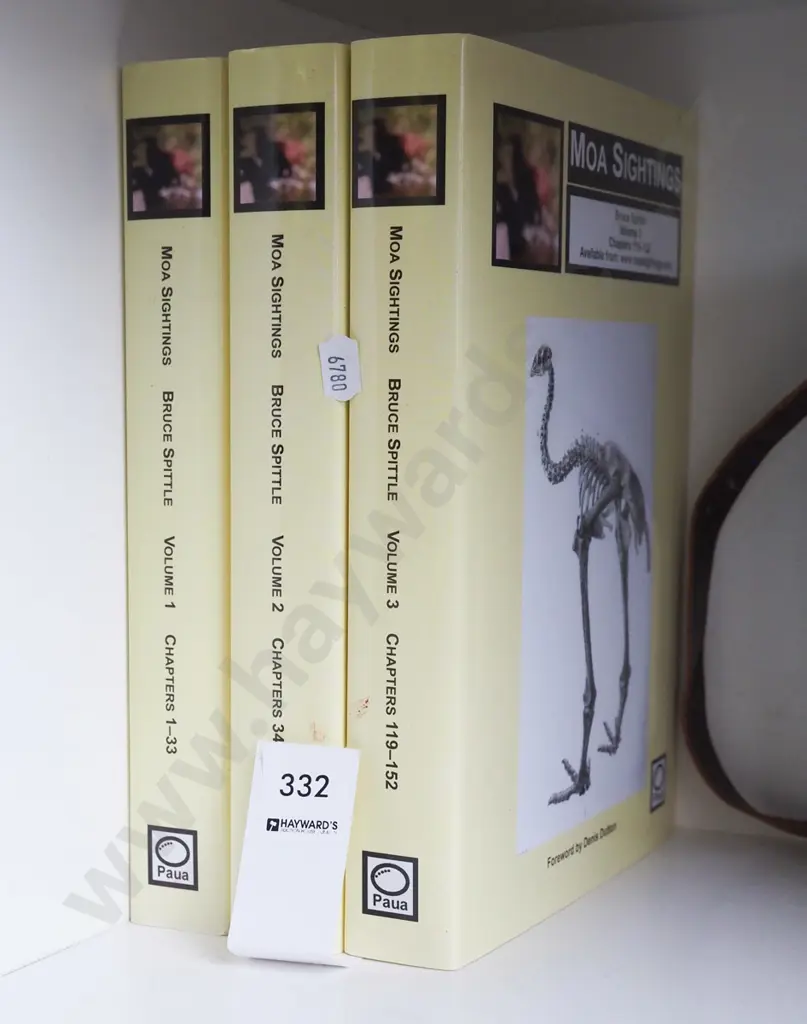 3zx volumes of Bruce Spittles Moa Sightings Image 1++