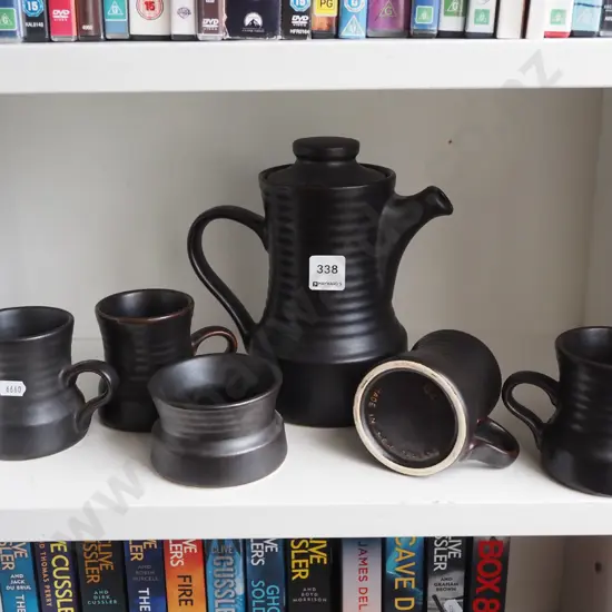 Crown Lynn coffee set