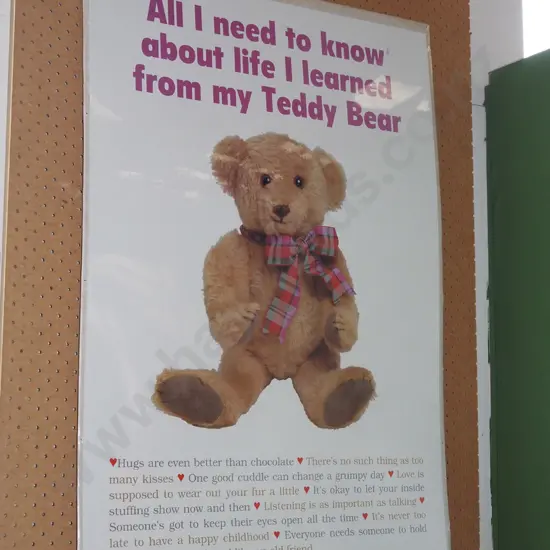 teddy poster print