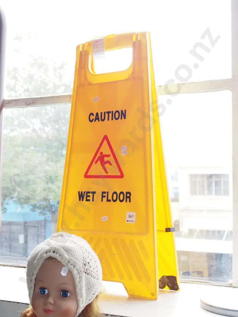 janitor's wet floor sign Image 1++