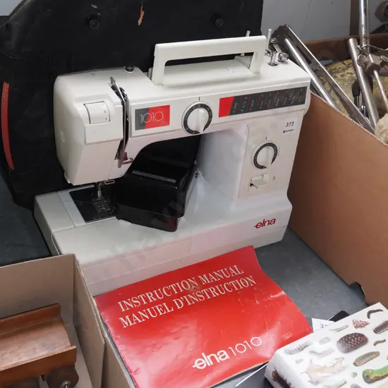 Elna 1010 sewing machine with carry bag