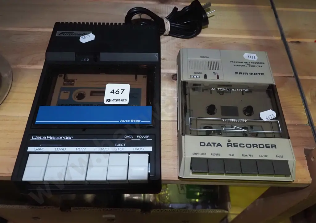2x tape cassette data recorders Image 1++