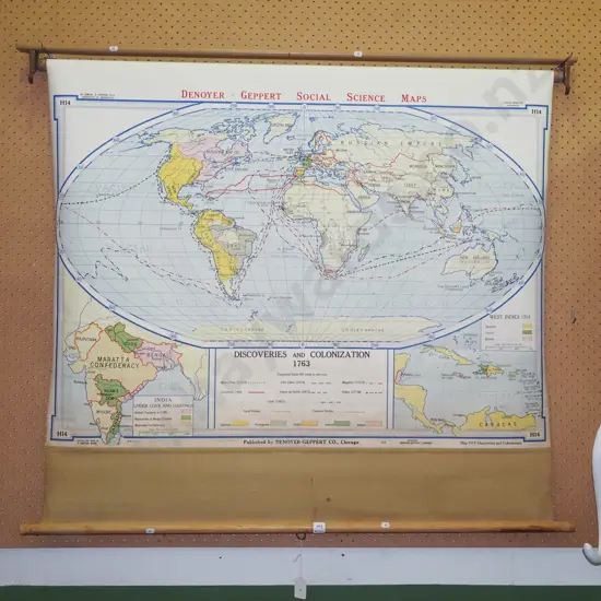 old school world map