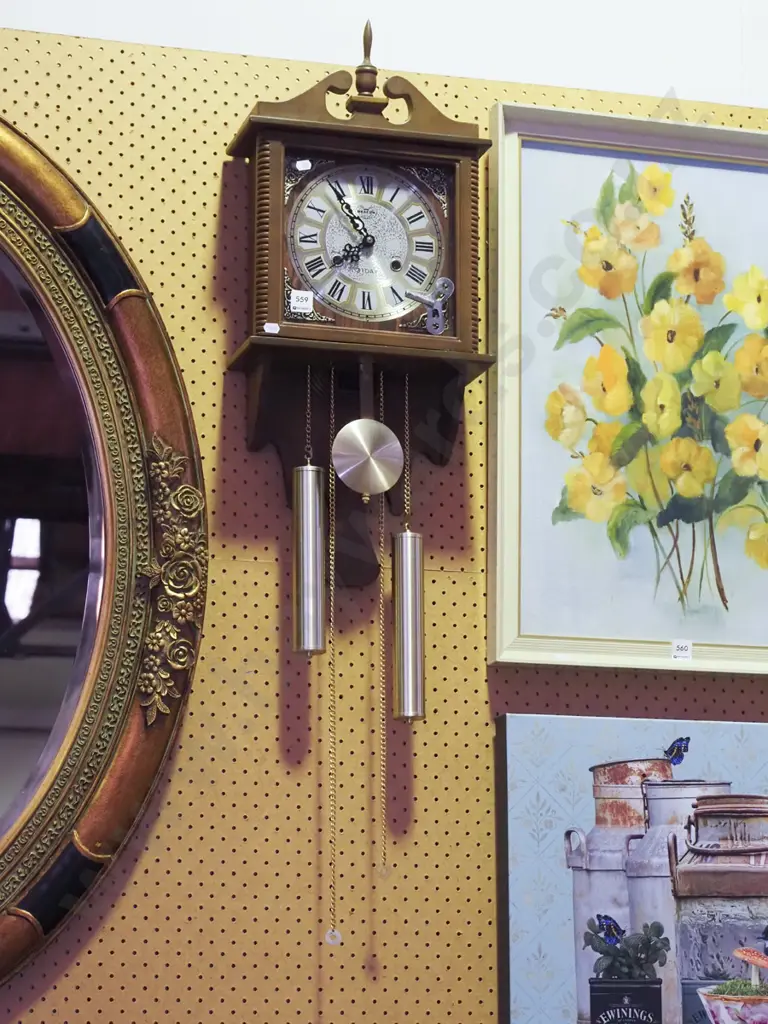 wall mounted pendulum 31 day  clock Image 1++