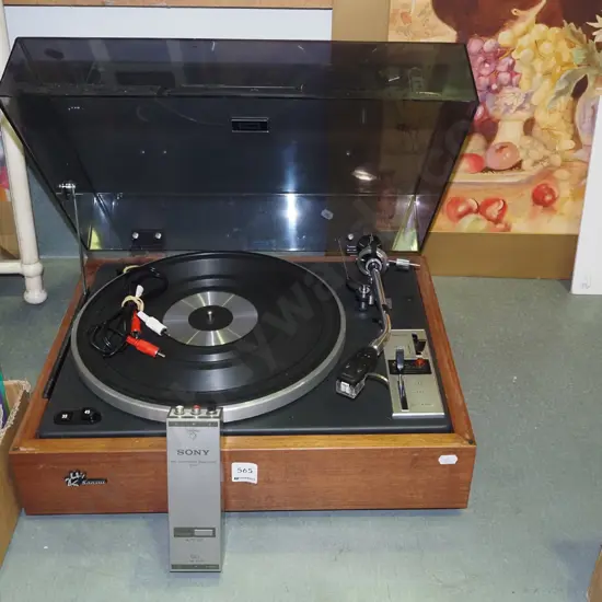 Sansui turntable with Sony equaliser