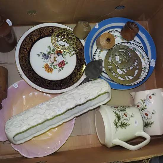 box; plates, bowls, jugs etc