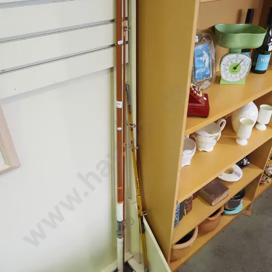 2x vintage fishing rods
