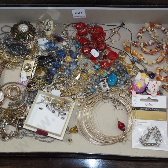 box of costume jewellery