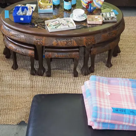 large jute rug L1540 W1770