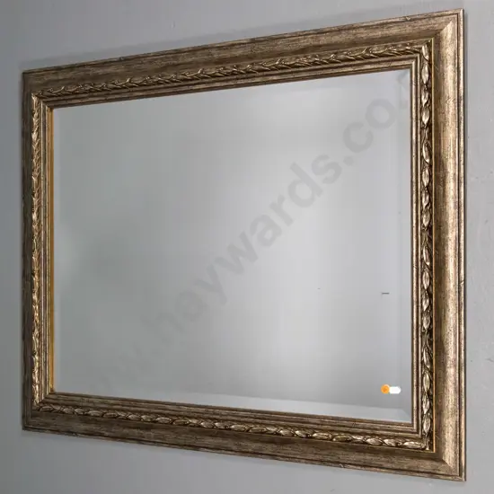 gilt framed bevelled edge mirror H-780 W-980