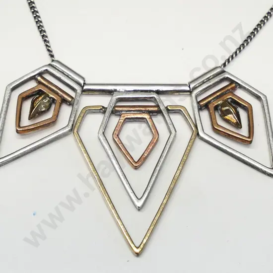 silver necklace stamped 925