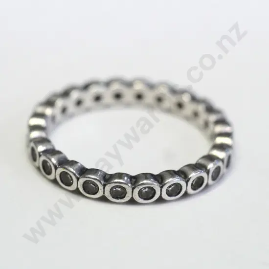 silver & cz ring stamped 925