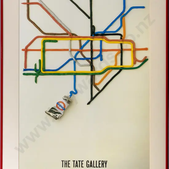 framed Tate Gallery poster H-720 W-490