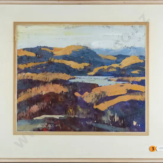 Charlton Edgar - framed watercolour - "Algoma Landscape" H-240 W-290