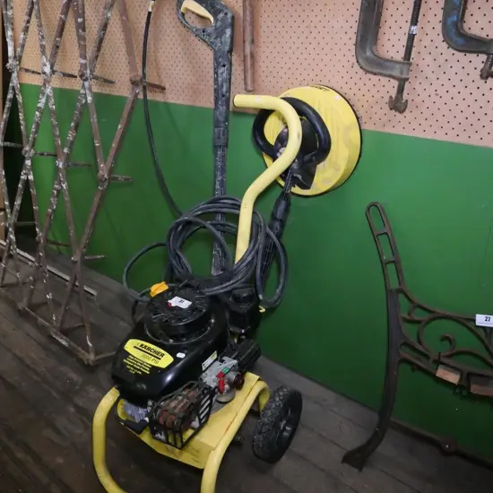 Karcher 4-stroke 2000 psi water blaster with deck attachment
