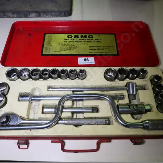 Osmo 25-piece socket set