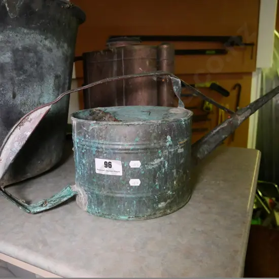 vintage copper watering can