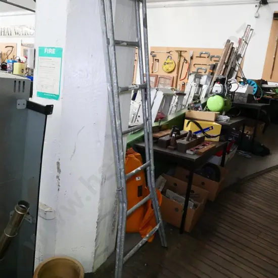 metal scaffolding stand