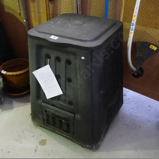 black plastic 240l compost bin