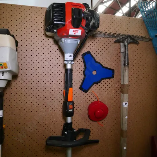 Sina 2-stroke scrub bar with attachments