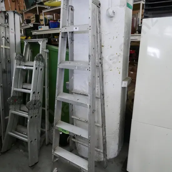 5-step aluminium ladder