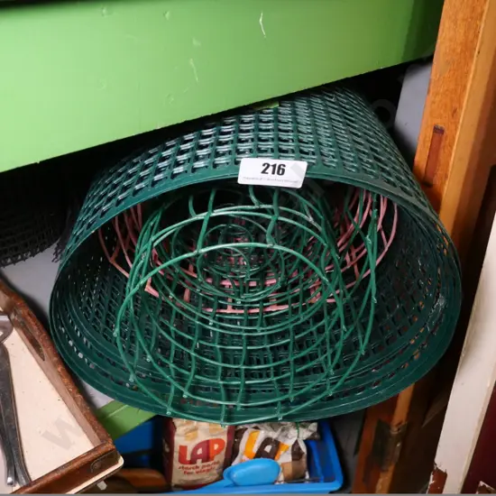 rolls of plastic netting