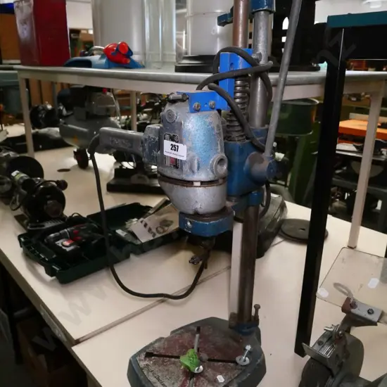 vintage drill and drill-press