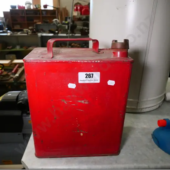 vintage petrol tin