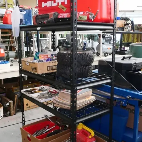 metal workshop shelves
