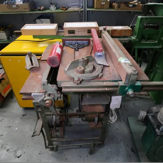 rusty restorer's combination buzzer / bench saw