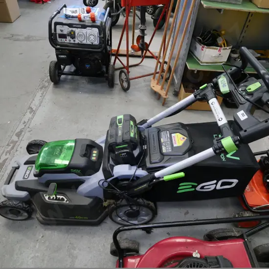 Ego LM2000E battery powered lawnmower with battery and charger
