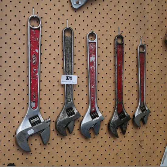 5 adjustable crescents