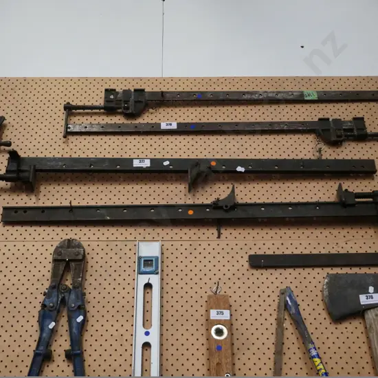 2 sash clamps - orange dots