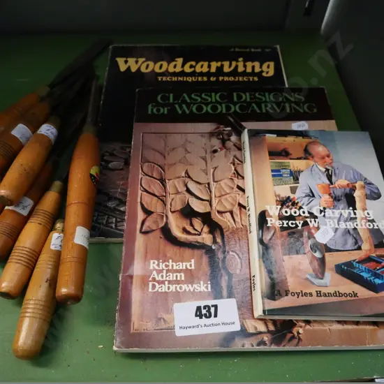 carver's chisels and carving books