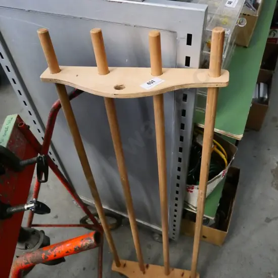 wooden hanging drying rack