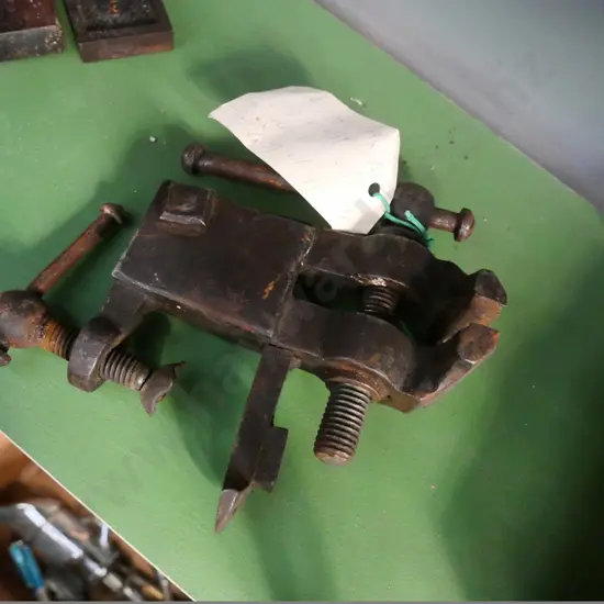 vintage hand-forged hobby vise