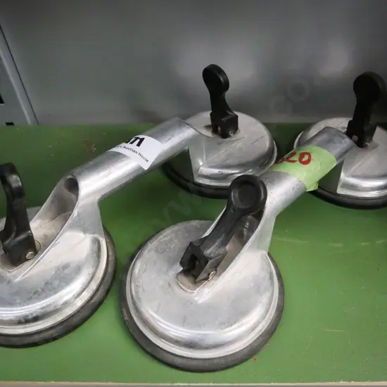 pair of glazer's handle suction cups