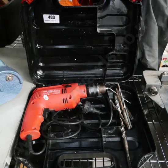 cased corded impact drill