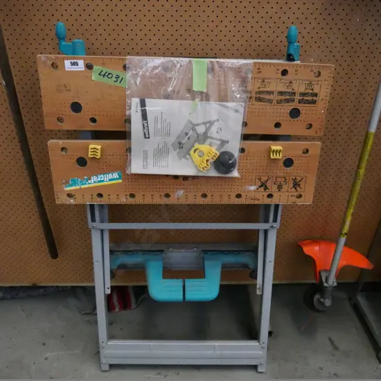 Wolfcraft folding woodworking bench