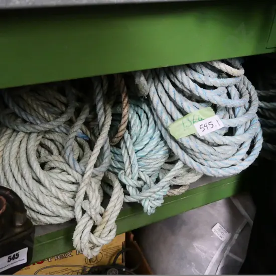 various lengths of rope