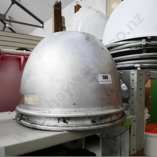 2 industrial light shades