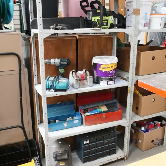 metal workshop shelves