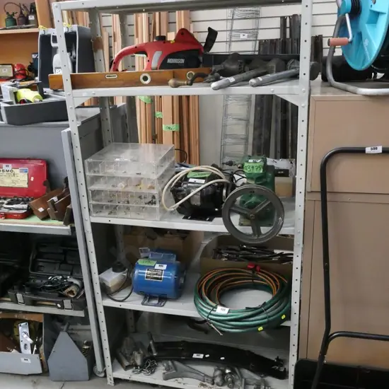 metal workshop shelves