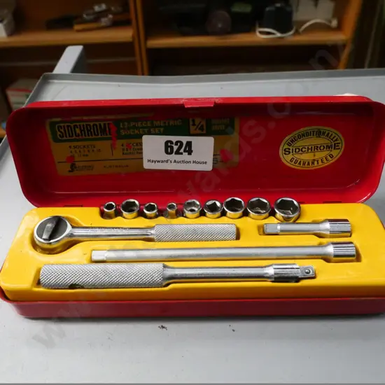 small Sidchrome socket set