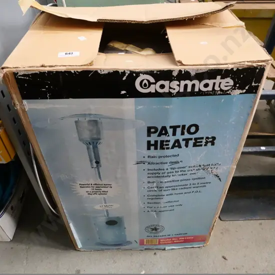 as-new Gasmate patio heater